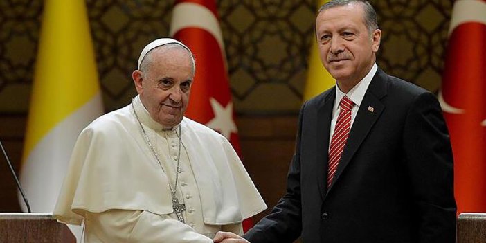 Cumhurbaşkanı Erdoğan'dan Papa'ya mesaj