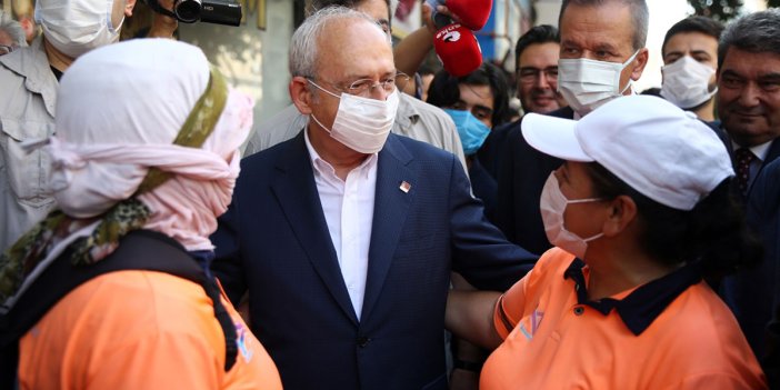 CHP Genel Başkanı Kılıçdaroğlu Mersin'de esnafı ziyaret etti