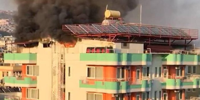 Antalya'da otel yangını