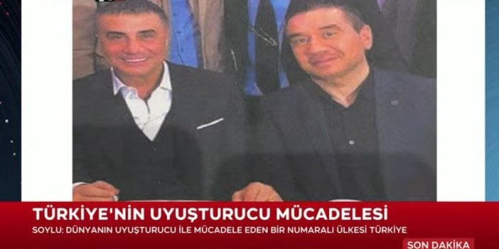 Soylu TRT'de göstermişti. Sedat Peker fotoğrafının hikayesi ortaya çıktı