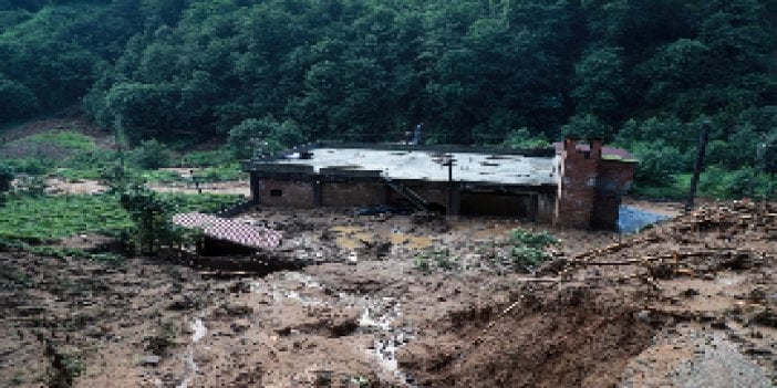 Rize'de selin korkunç boyutu gün ağarınca ortaya çıktı