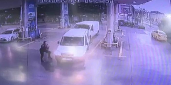 Üsküdar'da akaryakıt istasyonunda çatışma pompacı çenesinden vuruldu