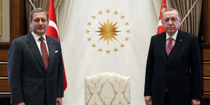 Cumhurbaşkanı Erdoğan Burak Elmas ile görüştü