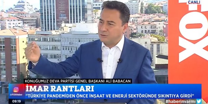 Ali Babacan'dan Cumhurbaşkanı Erdoğan'a teklif
