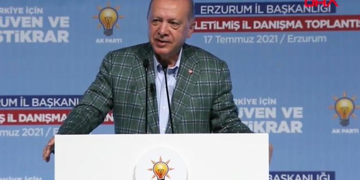 Erdoğan AKP Erzurum İl Toplantısı'nda konuştu