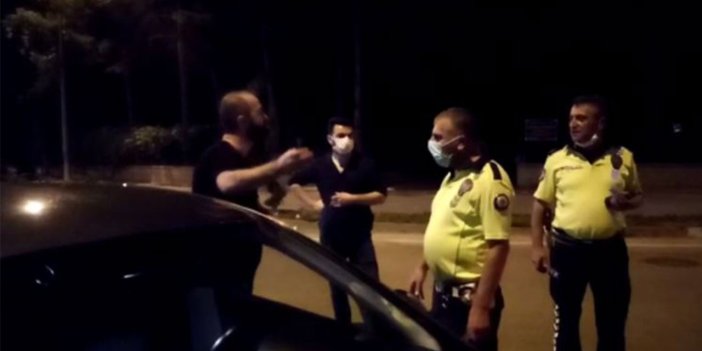 Polise yakalanan alkollü sürücü: Yakaladınız çok güzel oldu