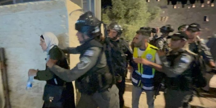 İsrail polisi Filistinlilere saldırdı