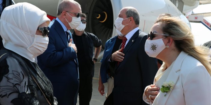 Cumhurbaşkanı Erdoğan KKTC'den ayrıldı