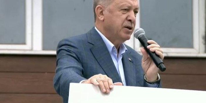 Cumhurbaşkanı Erdoğan sel bölgesinde konuştu