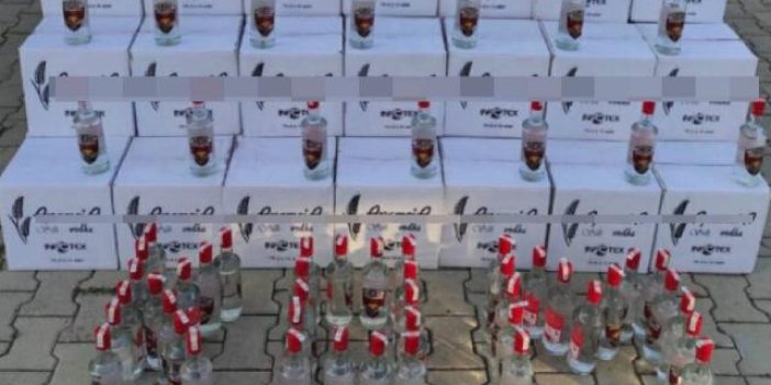 Antalya'da bir otelde 1800 litre sahte alkol ele geçirildi