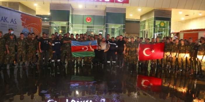 Azerbaycan'dan orman yangınlarıyla mücadelede destek