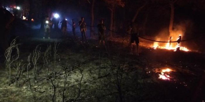 Çanakkale'deki yangın söndürüldü