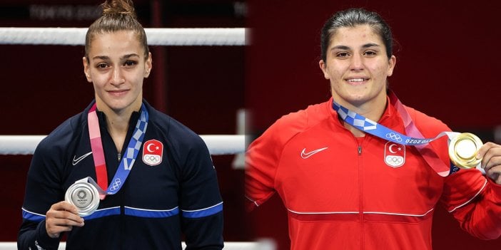 Buseler olimpiyatlarda tarih yazdı. Türk kadınının gücünü gösterdiler