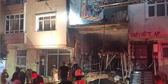 İstanbul'da bina yangını: 1'i ağır 2 yaralı