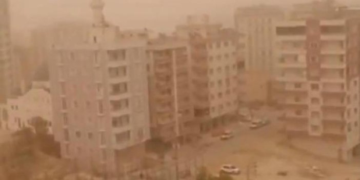 Mardin'de her yer toz duman oldu