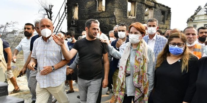 İYİ Partili Başaran: Yangın sahasında, halkın yanındayız