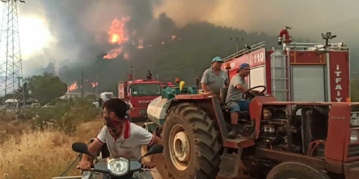 Orman yangınları sonrası 38 bin 715 kişi tahliye edildi