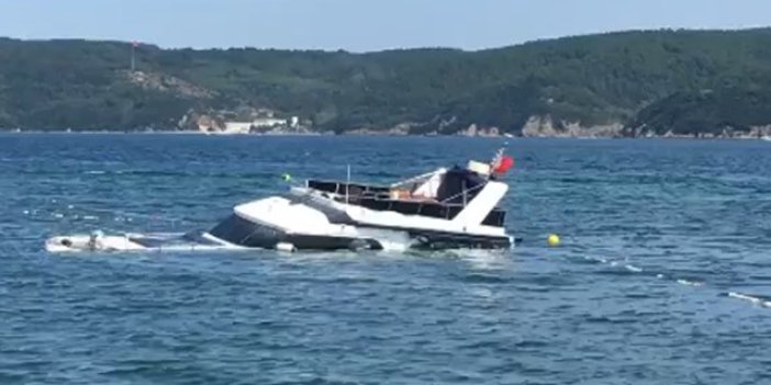 Sarıyer'de su alan teknedeki 8 kişi kurtarıldı