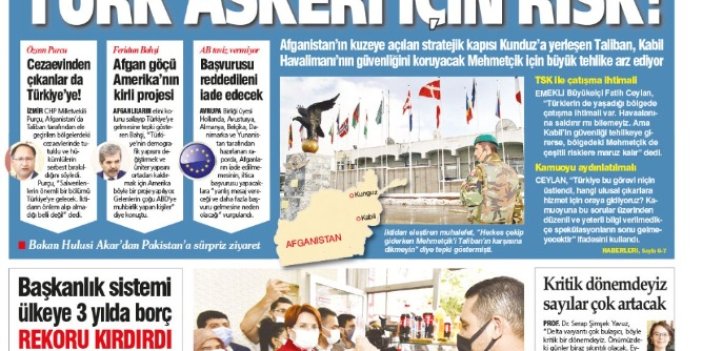 Türkiye Yeniçağ gazetesinin başlığını konuşacak