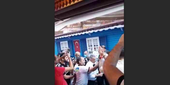 Beşiktaş Başkanı Ahmet Nur Çebi eşi ile maça gitti