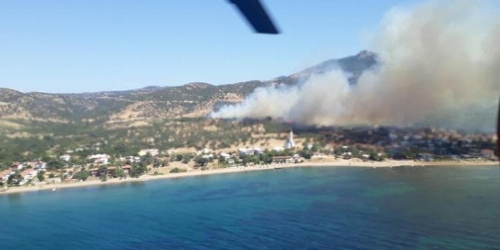 Çanakkale’de orman yangını