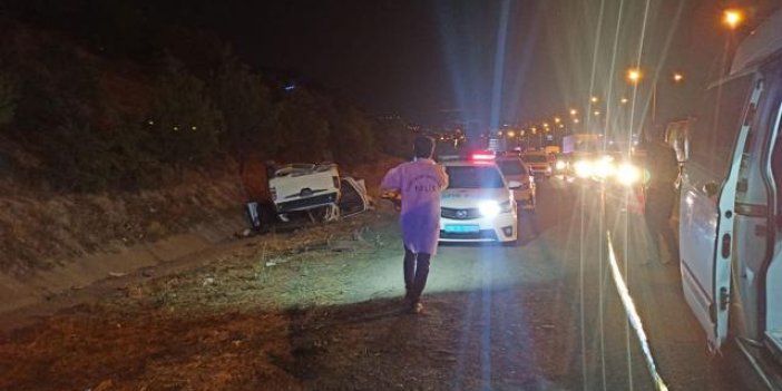Ankara'da feci kaza: 1 ölü, 8 yaralı