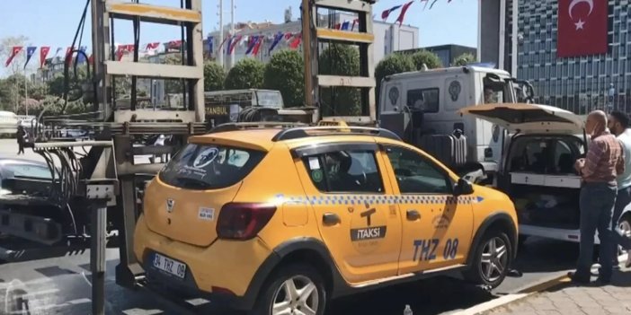 1 km’lik yol için 200 TL isteyen taksicinin taksi kullanım belgesi iptal edildi