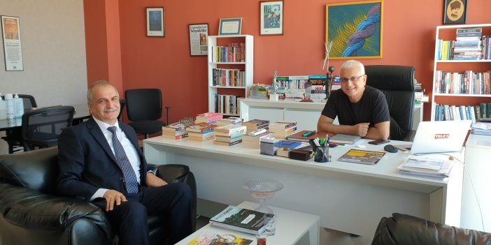 İYİ Partili Ahmet Çelik'ten Tele1'e ziyaret