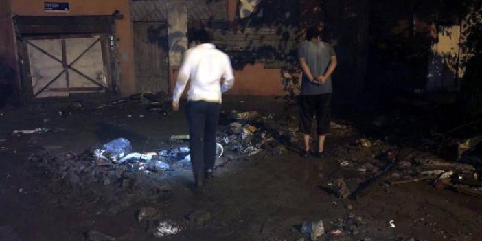 Zonguldak'ta heyelan: 1 ev tahliye edildi