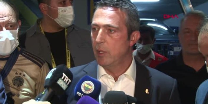 Fenerbahçe Başkanı Ali Koç: Kınıyorum, yadırgıyorum, kırılıyorum