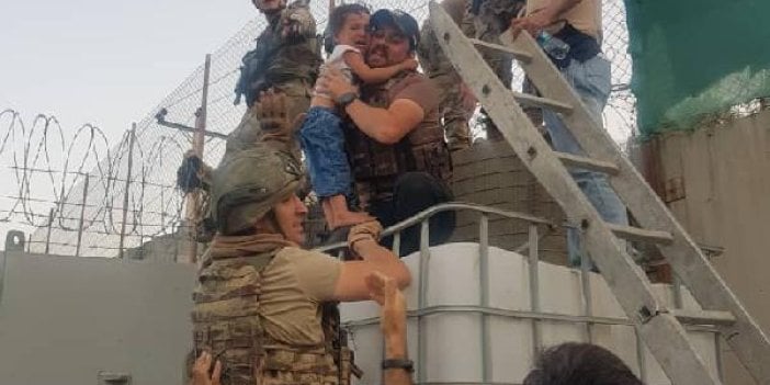Türk askerinden Kabil'in ortasında operasyon