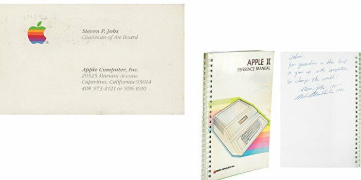 Steve Jobs imzalı Apple II kılavuzu rekor fiyata satıldı