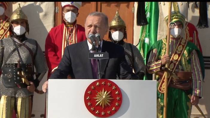 Erdoğan Ahlat'ta konuştu (25 Ağustos 2021)