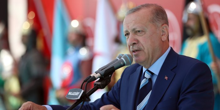 Cumhurbaşkanı Erdoğan Malazgirt Zaferi kutlamalarında konuştu