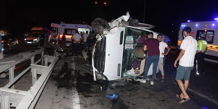Kocaeli'de işçi servisi kazası: 7 yaralı