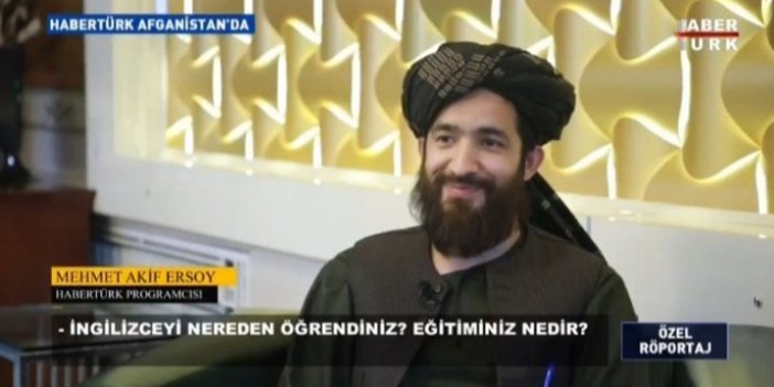 Mehmet Akif Ersoy ''İngilizce'yi nerede öğrendiniz?'' diye sordu! Taliban yöneticisinden dikkat çeken yanıt