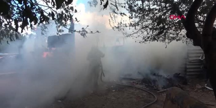 Arnavutköy'de yangına mahalleli seferber oldu