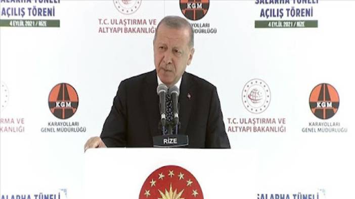 Cumhurbaşkanı Erdoğan Rize'de konuştu (04 Eylül 2021)