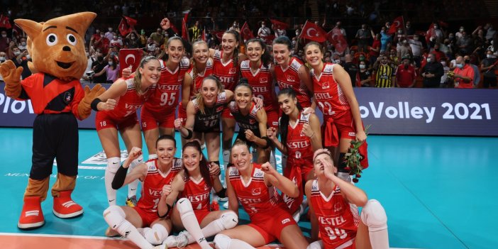 Türkiye Milli Kadın Voleybol Takımı Avrupa üçüncüsü oldu