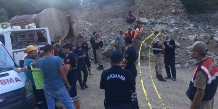 Erzurum'da sele kapılan işçinin cansız bedenine ulaşıldı