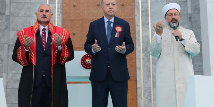 Erdoğan'dan Diyanet Başkanı Ali Erbaş'a büyük destek: Bazı spekülatif olaylar cereyan ediyor