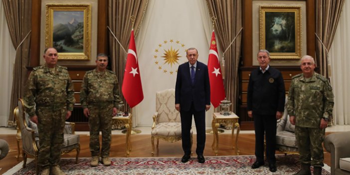 Erdoğan’ın Azerbaycanlı heyeti kabulünde dikkat çeken detay