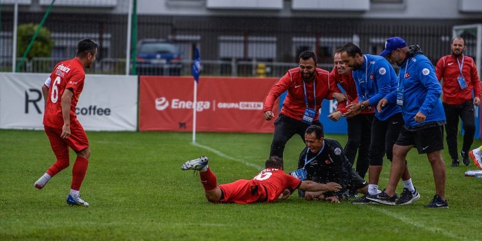 Ampute Futbol Milli Takımı Avrupa Şampiyonası'nda yarı finale yükseldi
