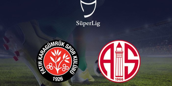Fatih Karagümrük Antalyaspor'u elinden kaçırdı