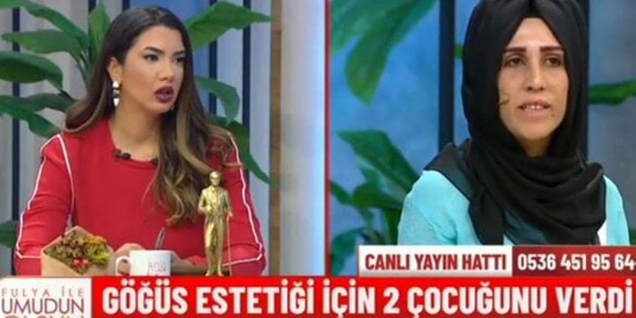 Çocukların velayetini göğüs estetiği karşılığında veren anneden yine rezil açıklama