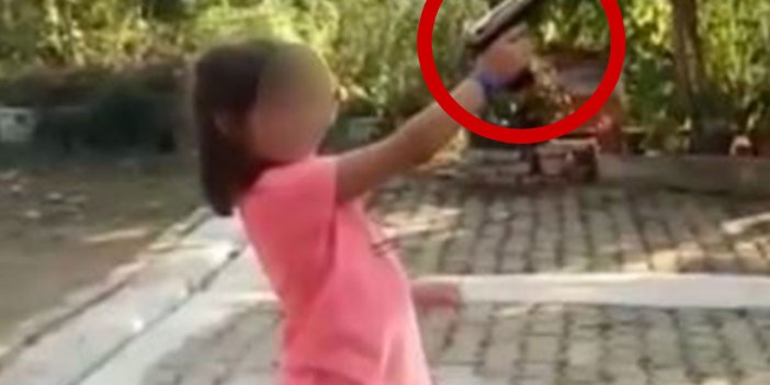 Rize'de 8 yaşındaki yeğenine tabanca verip ateş ettirdi. Bir de görüntüleri yayınladı