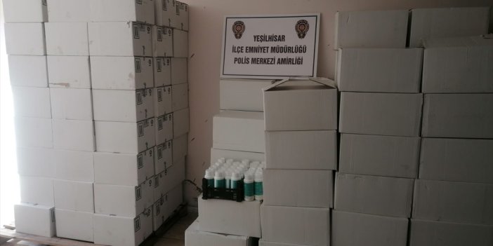 Kayseri'de 3 bin 602 litre sahte zirai ilaç ele geçirildi