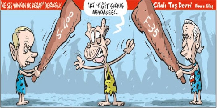 Mizahın usta ismi Emre Ulaş’tan yine bomba karikatür