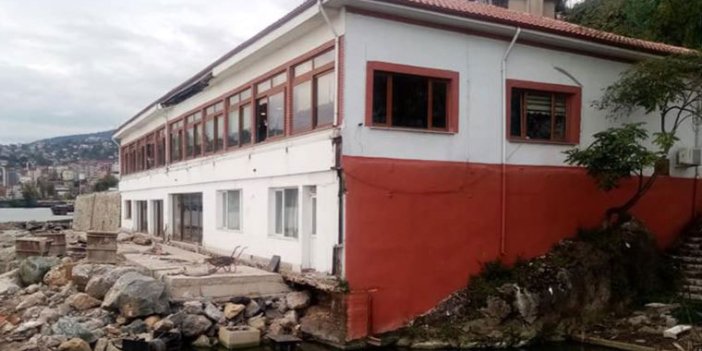 Zonguldak'taki tarihi Maden Mühendisleri Odası binası yıkılıyor
