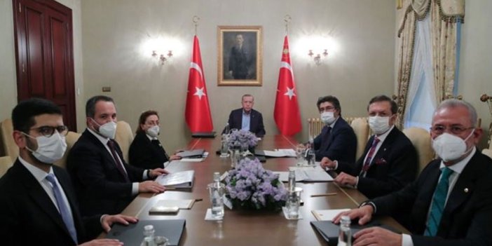 Erdoğan'ın başkanlığında dikkat çeken toplantı